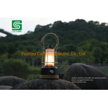 Portable Rechargeable Bamboo LED Camping Lantern